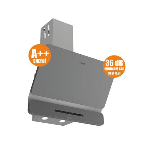 FERRE D082-SA SILENTART SERİSİ SESSİZ DC INVERTÖR MOTORLU 60 CM GRİ DAVLUMBAZ-600M3
