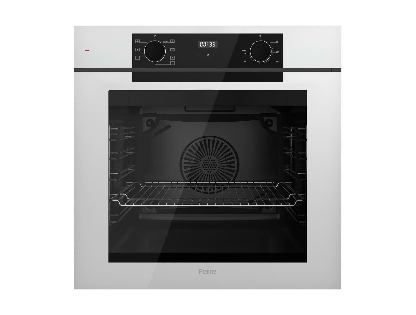 FERRE QEP63CB FRYART SERİSİ BEYAZ ANKASTRE FIRIN (0+7 KONUM)