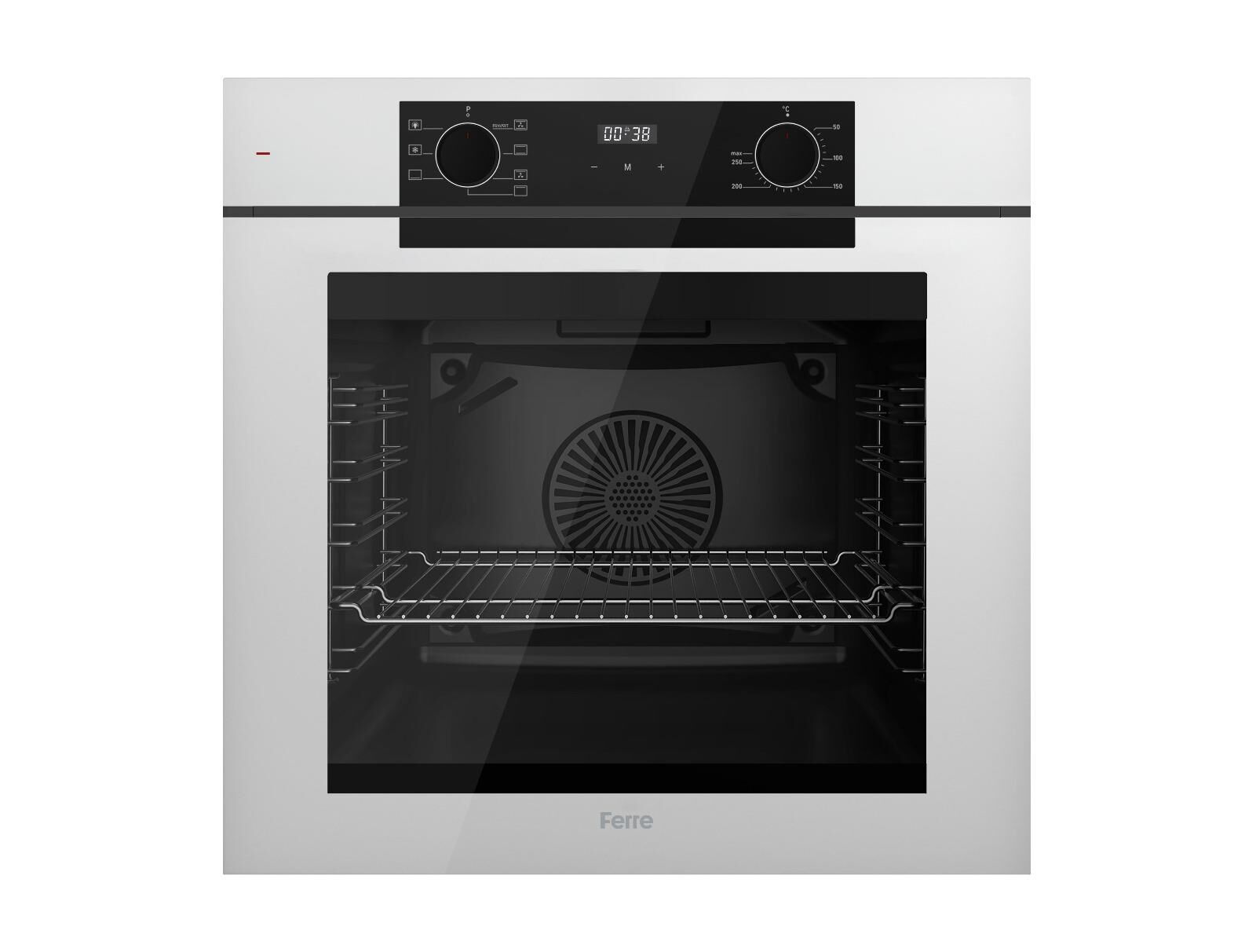 FERRE QEP63CB FRYART SERİSİ BEYAZ ANKASTRE FIRIN (0+7 KONUM)