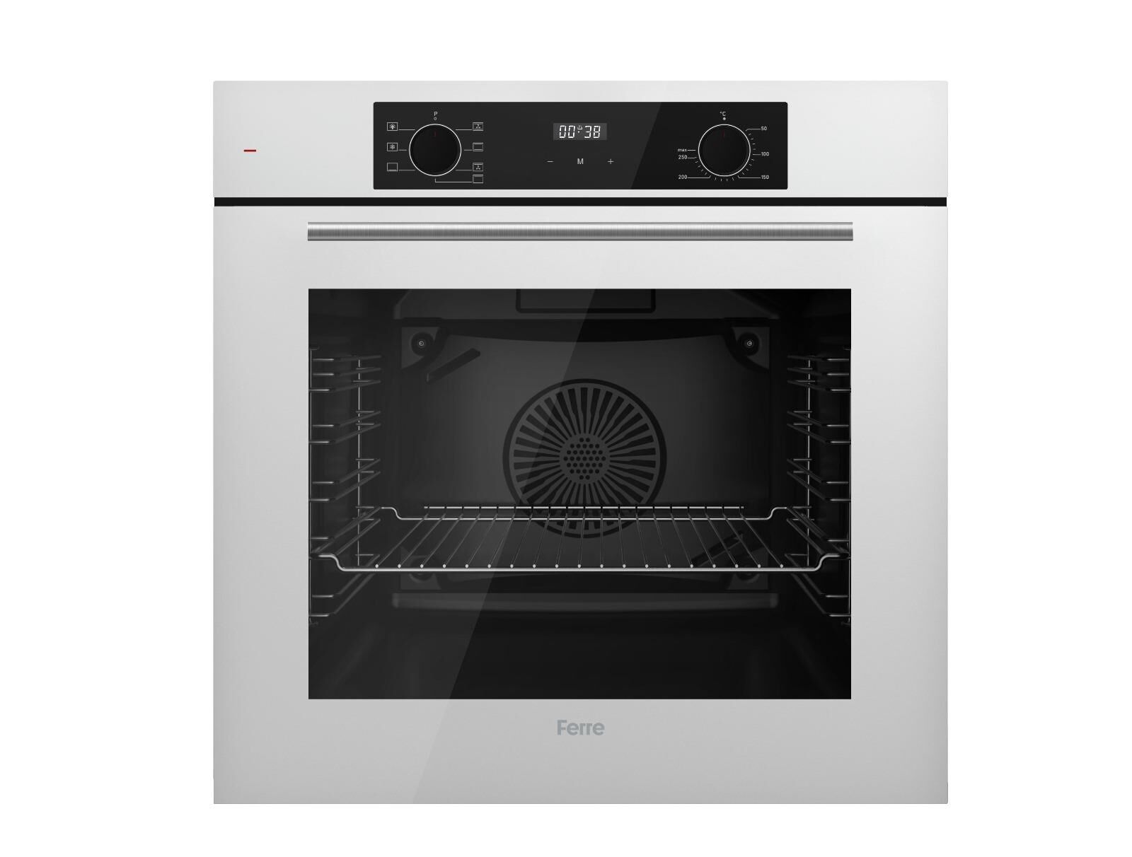 FERRE QBL63CB FLOWART SERİSİ BEYAZ ANKASTRE FIRIN (0+7 KONUM)