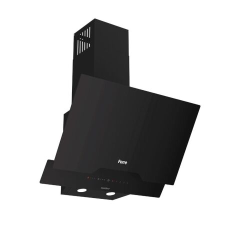 Ferre FLOWART-SILENTART Serisi Siyah Set (SS205 + QBL63CS +D063-SA ) - Emaye Izgara