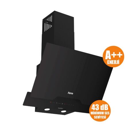 Ferre FLOWART-SILENTART Serisi Siyah Set (SS205 + QBL63CS +D063-SA ) - Emaye Izgara