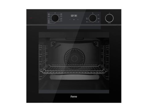 Ferre STEAMART-FRYART-SILENTART Serisi Siyah Set (SS205 + QEP64CS +D063-SA ) - Emaye Izgara