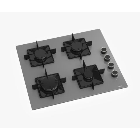 Ferre FRLOWART-SILENTART Serisi Gri Set (SS208 + QBL63CPR +D079-SA ) - Emaye Izgara