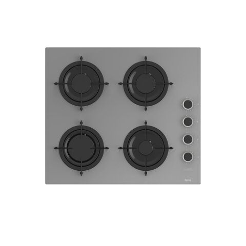 Ferre FRYART-SILENTART Serisi Gri Set (CS208-FA + QEP63CPR +D082-SA ) - Emaye Izgara / Kademeli Musluk