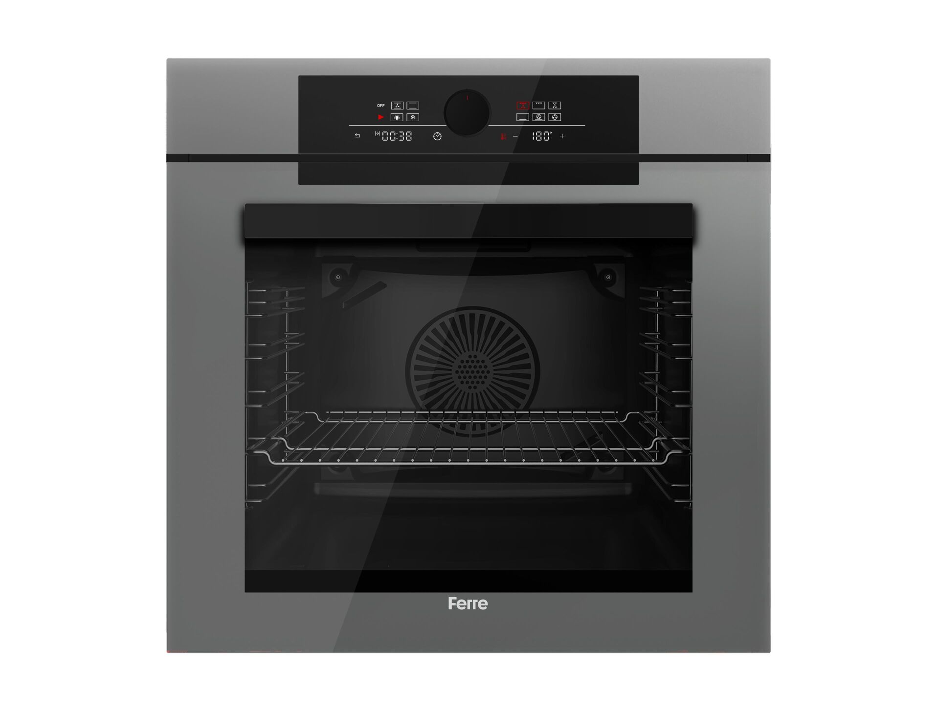 FERRE QEP65CPR PIZZART-FRYART SERİSİ GRİ ANKASTRE FIRIN (10+0 KONUM)