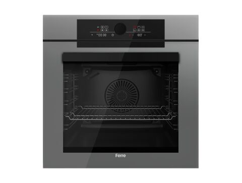 Ferre PIZZART-FRYART-SILENTART Serisi Gri Set (SC408-WFA + QEP65CPR +D065-SA ) - Döküm Izgara / 65-cm